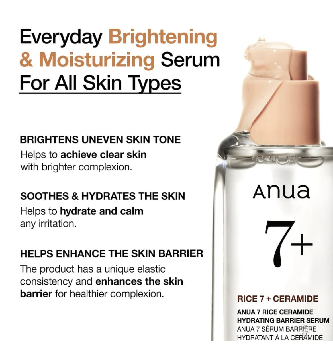 7 Rice Ceramide Hydrating Barrier Serum 50ml